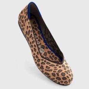Rothy’s The Flat Round Toe in Animal Print Retired, Size 6.5